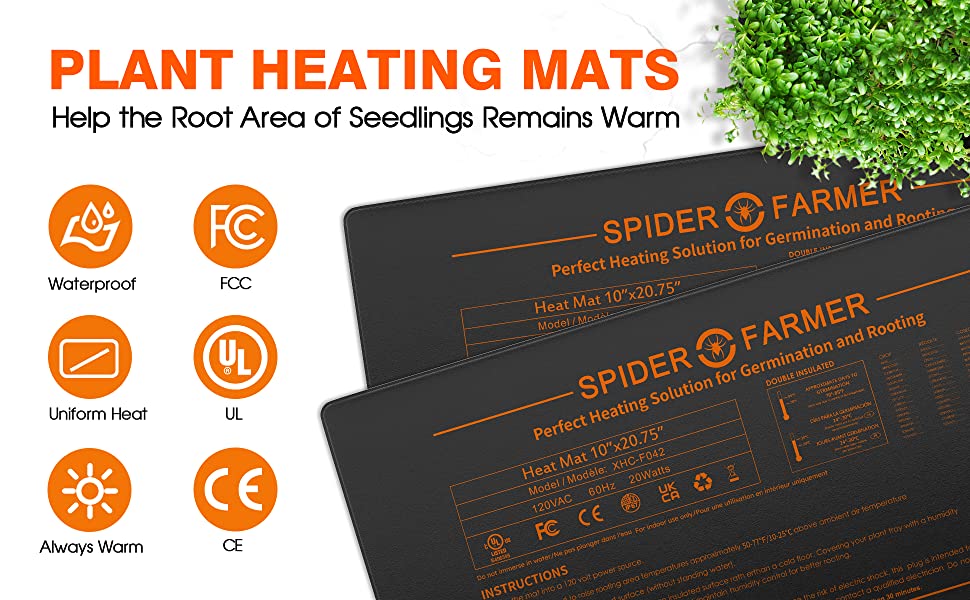 Spider Farmer Canada Seedling Heat Mat