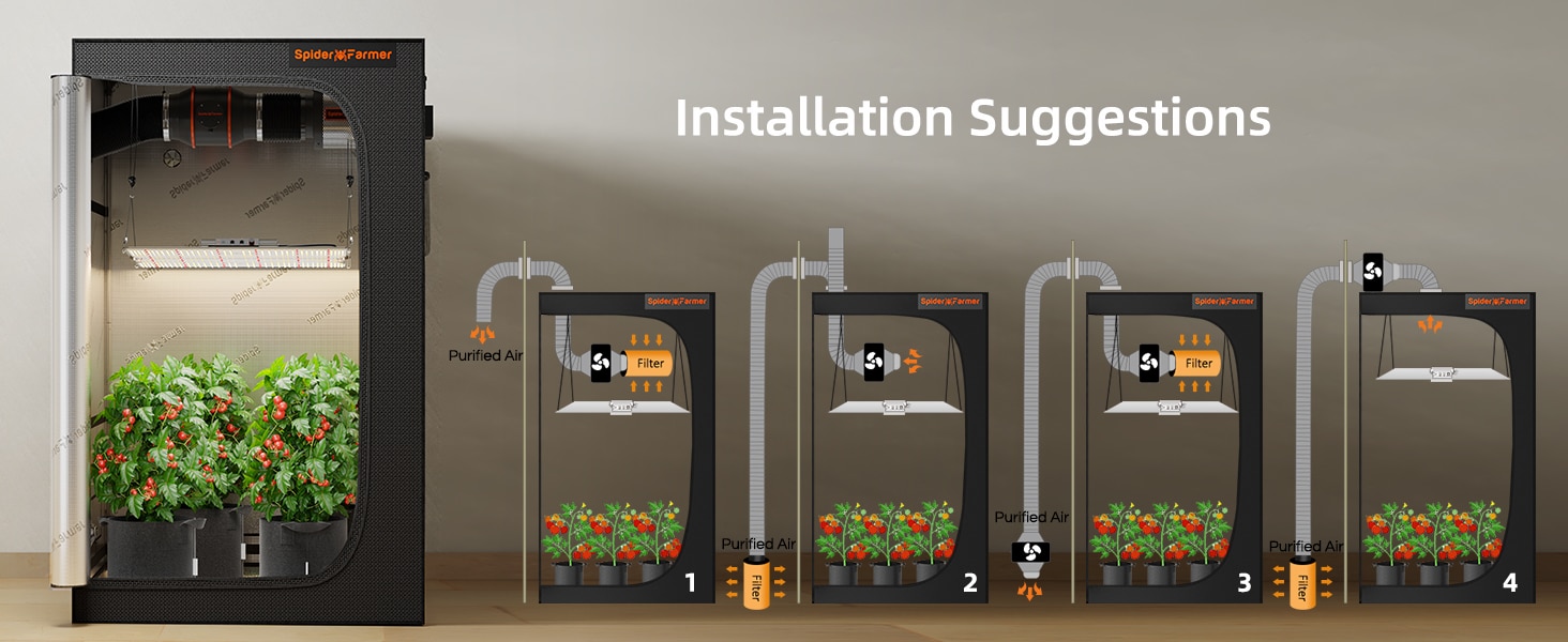 Installation-6 inch inline fan