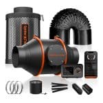 2025 New Spider Farmer®4-Inch Inline Fan 205CFM Combo with GGS Controller Kits Ventilation System