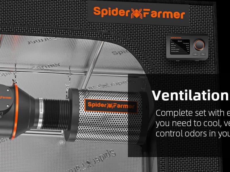 Spider Farmer 4 inch inline fan kits-GGS