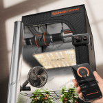 2025 Newest Version Spider Farmer® 2’x2′ Complete Grow Tent Kit丨SF1000 301H EVO Full Spectrum LED Grow Light丨4” Ventilation System with with GGS Controller