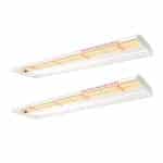 2 Pack 2023 Newest Version Spider Farmer® SF300 33W Full Spectrum LED Grow Light For Veg