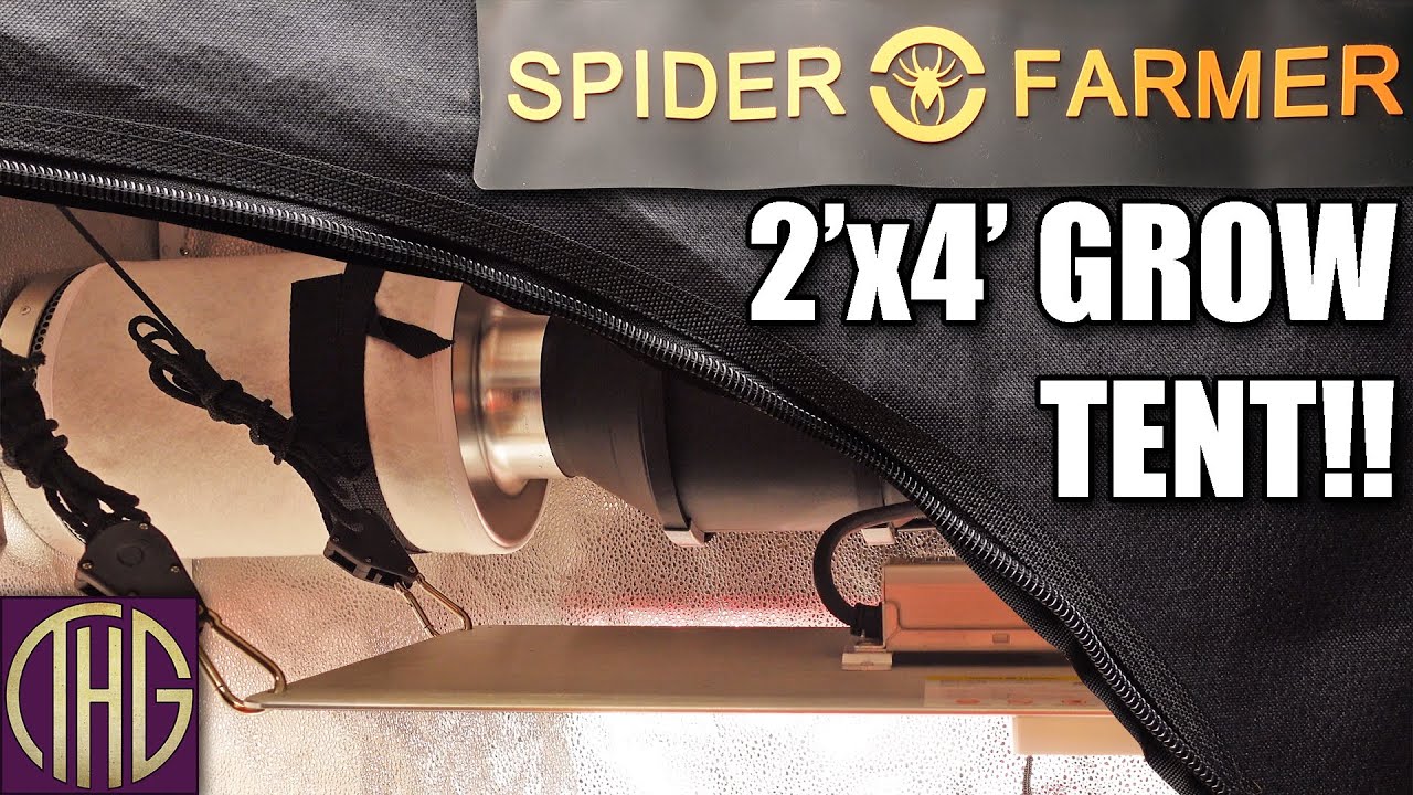 Spider Farmer SF-2000 2'X4' Grow Tent Kit Review :: Does It Have What You Need?