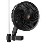2025 New Version Spider Farmer®6-Inch Grow Tent Clip Fan EC Motor, 10 Speeds Wind Control 10-Level Wide-Angle Oscillation, Waterproof IP54 for Optimal Plant Airflow