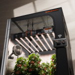 Spider Farmer Budget-Friendly Complete Grow Tent Kit | Remote Control, WiFi & Bluetooth App Control | G1000W LED Light I 150x150x200 cm Tent | 6-inch Ventilation System | GGS Controller | Clip Fan | Automated Lighting, Ventilation, Circulation & Environmental Sensors