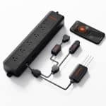 2025 Spider Farmer GGS AC5 Power Strip with 5 Outlets for Grow Tent Climate Control, Featuring Temperature, Humidity, VPD Monitoring, Scheduling, Historical Data Tracking, Bluetooth & WiFi Connectivity