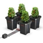 Spider Farmer DWC Hydroponics Grow System with Top Drip Kit 7 Gallon Deep Water Culture 4 Buckets