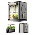 Spider Farmer 24″x24″x32″ 60x60x80cm Indoor Grow Tent 2000D White Mylar With New Upgrade SmartG12 Hydroponics Growing System
