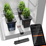 Spider Farmer DWC Hydroponic Growing System with Top Drip Kit, 7-Gallon Deep Water Culture, 4-Bucket Setup, and GGS AC5 Power Strip Kit for Smart Watering Control