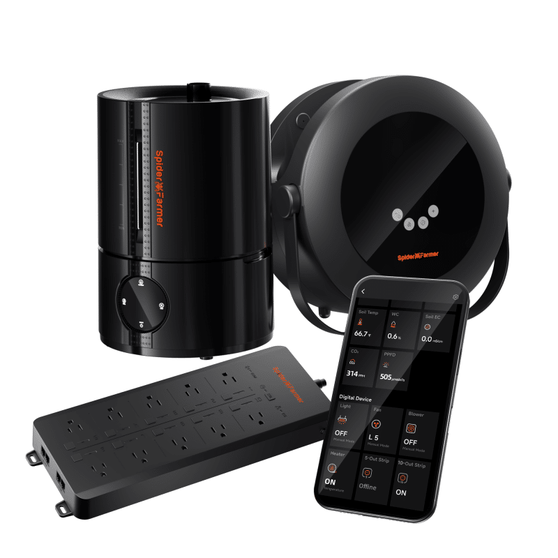 Bundle Sale丨Spider Farmer 5L Humidifier and 530W Heater with GGS AC10 Power Strip Kit for Smart Control (Copy)