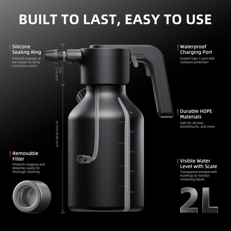 spider farmer electric sprayer-build to last