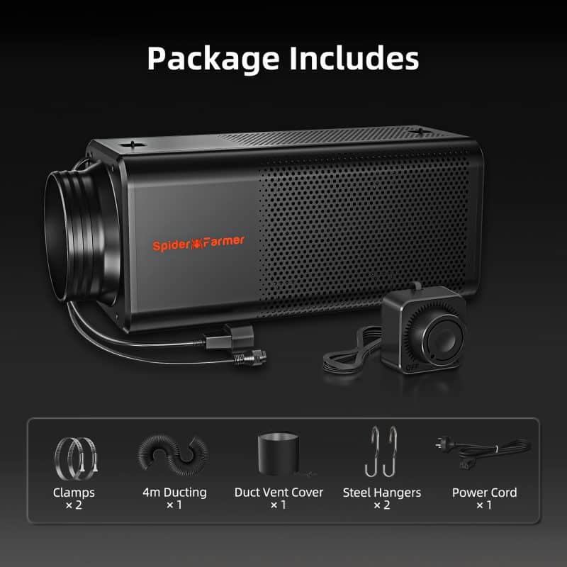 2-In-1 fan filter Package-speed controller