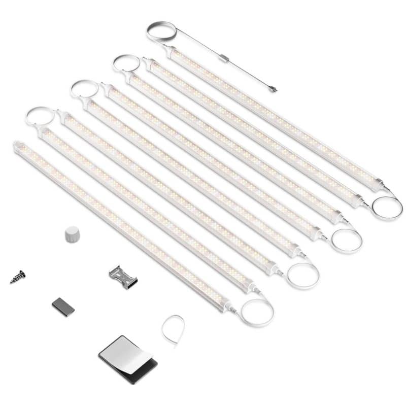 2026 Spider Farmer 3FT Dimmable Full Spectrum LED Grow Light Strips for Indoor Plants, IP65 Waterproof, 4 Pack, Linkable, Energy-Efficient & Easy Install, Ideal for Plant Stand & Greenhouse (Copy)